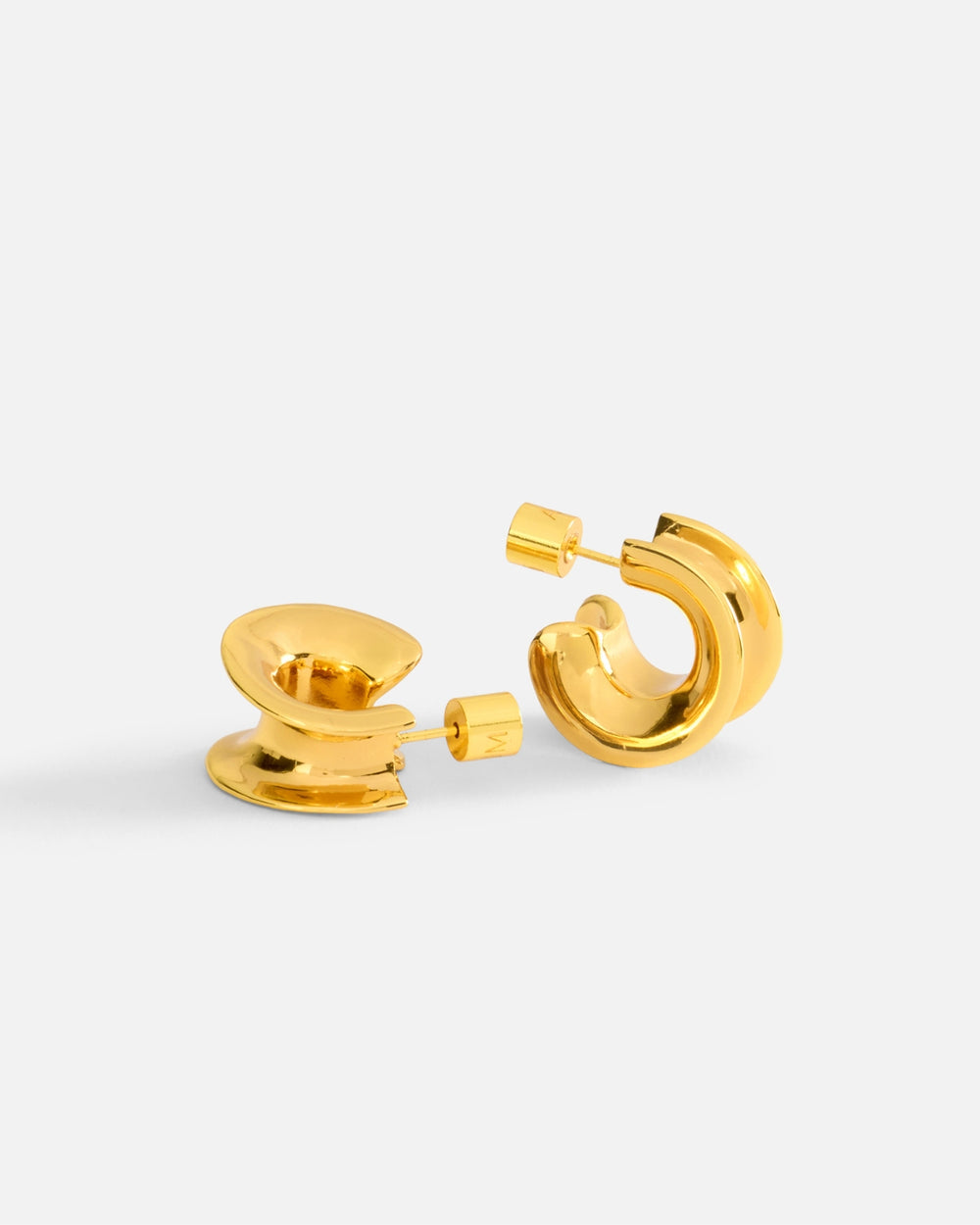 Gold earrings