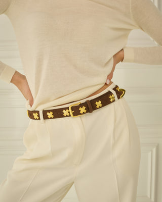 X Studded Belt