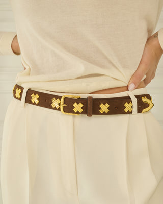 X Studded Belt