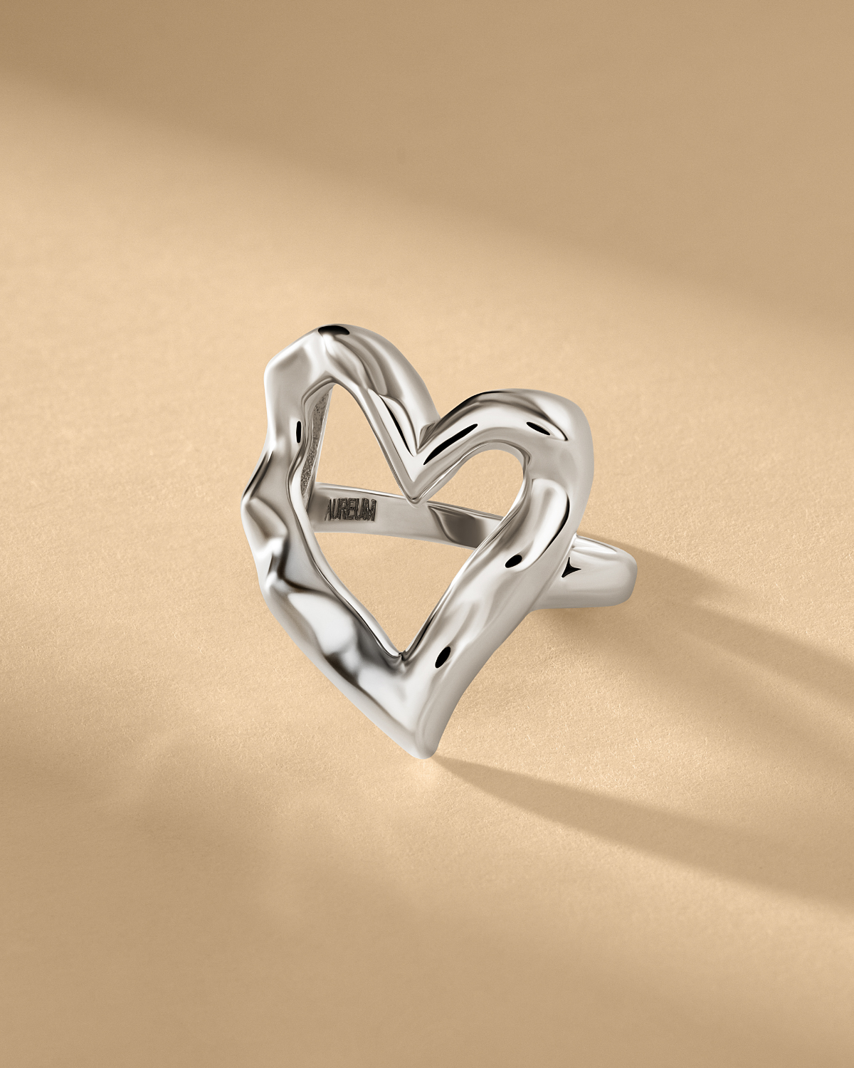 Amour Luxury Silver Ring | Aureum Collective