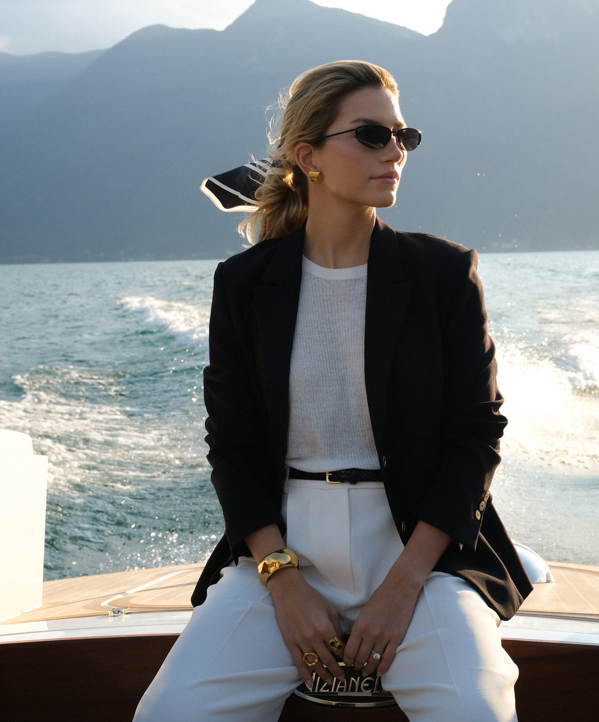 AUREUM Palma Sunglasses in Black AUREUM | Portofino Sunglasses main image 2